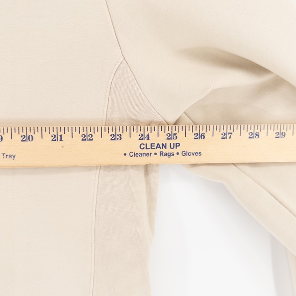 Kith Mens XL Crystal Wash Interlock Vintage Crewneck Ivory Script Logo Chest - Picture 5 of 8